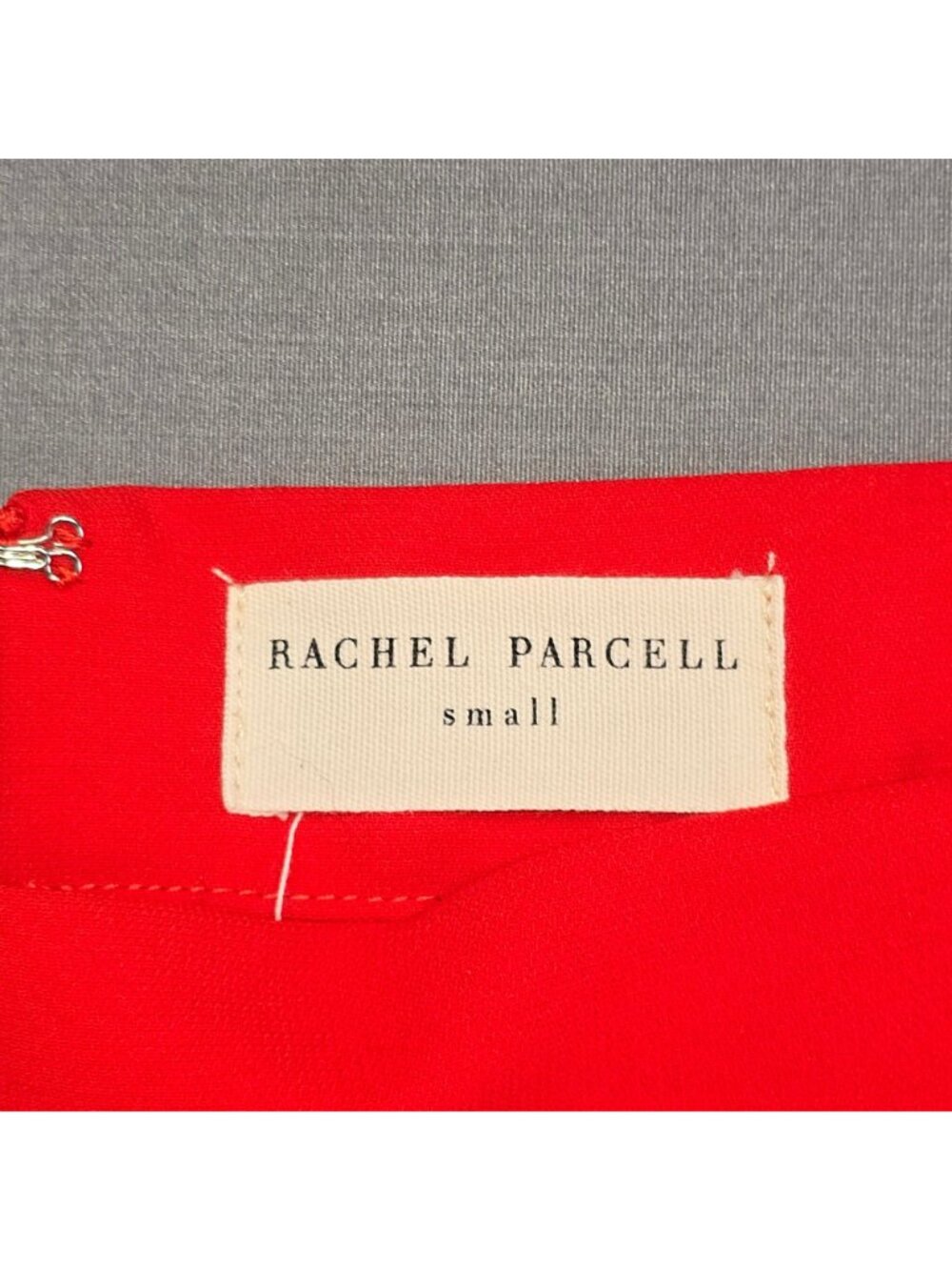 Rachel Parcell Small Womens High-Low Red Ruffle Midi Skirt Holiday Cocktail - Picture 3 of 6
